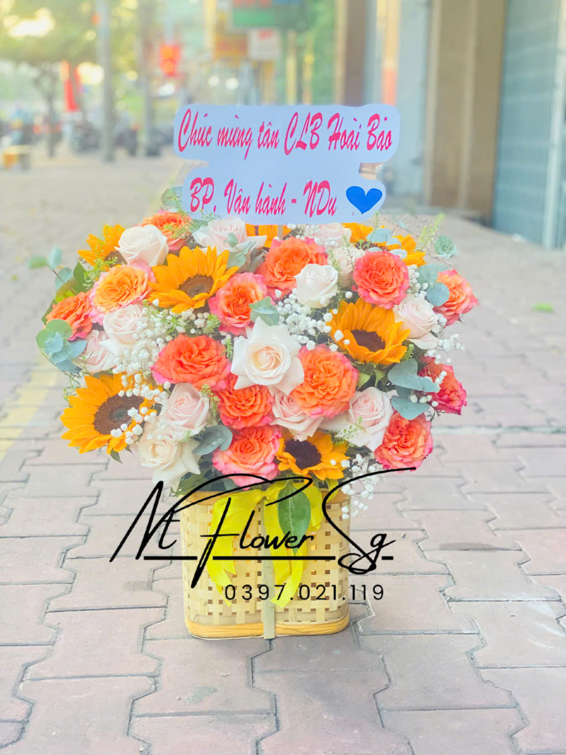 Lẵng hoa khai trương 015