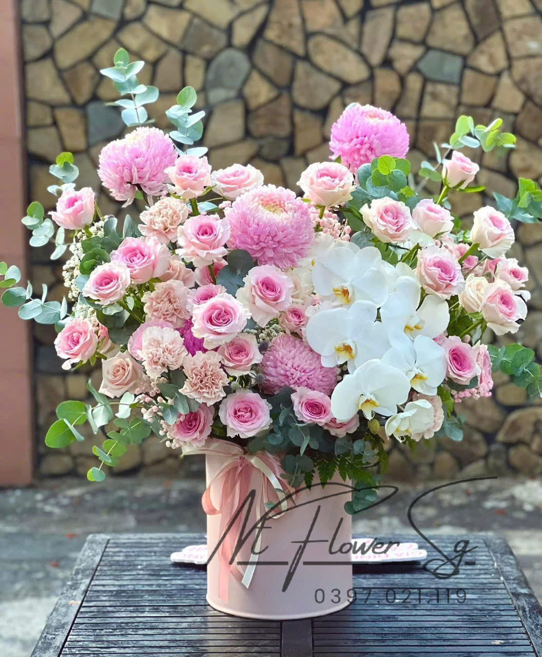 Lẵng hoa khai trương 021