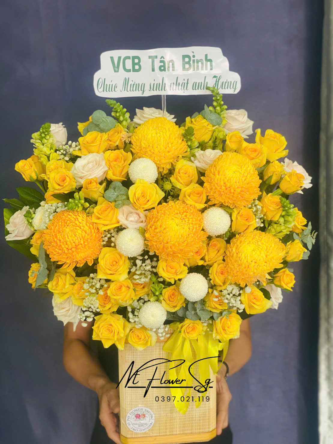 Giỏ hoa tươi 068