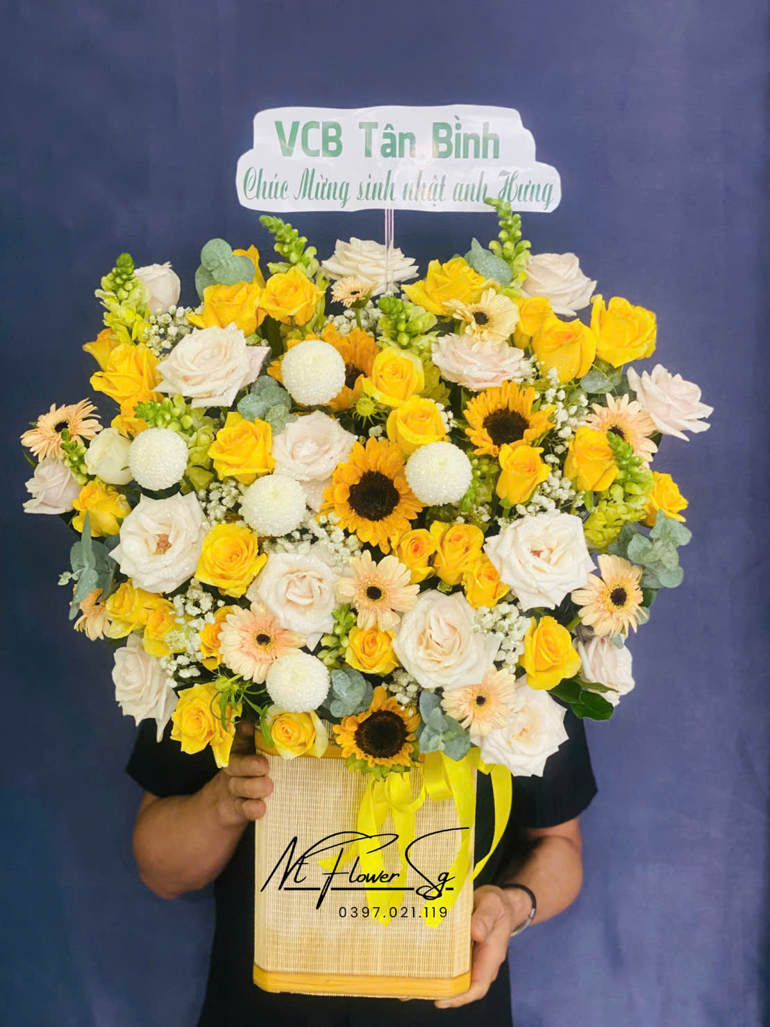 Giỏ hoa tươi 069
