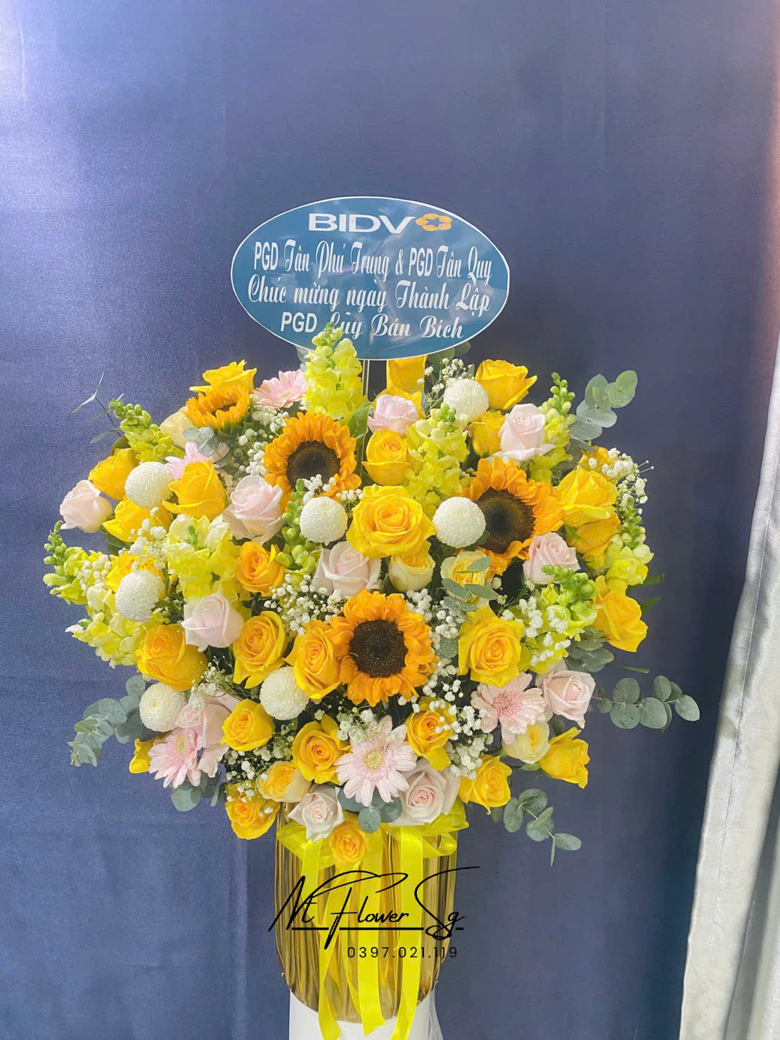 Giỏ hoa tươi 077